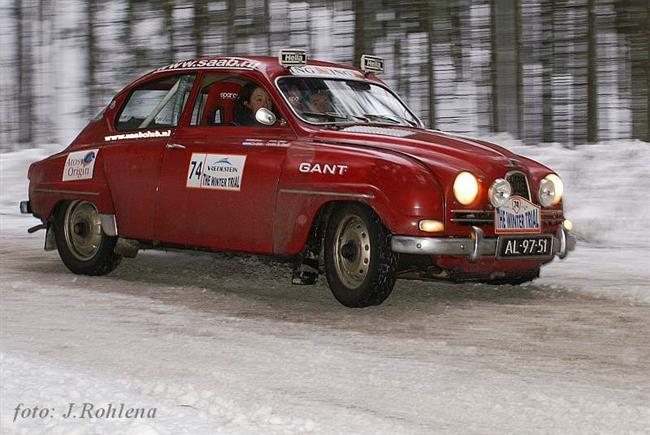 Závěrečné kilometry Winter Trialu na tratích známých z  Rallye Český Krumlov