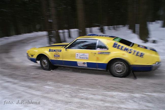 Závěrečné kilometry Winter Trialu na tratích známých z  Rallye Český Krumlov