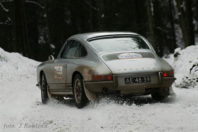 Závěrečné kilometry Winter Trialu na tratích známých z  Rallye Český Krumlov
