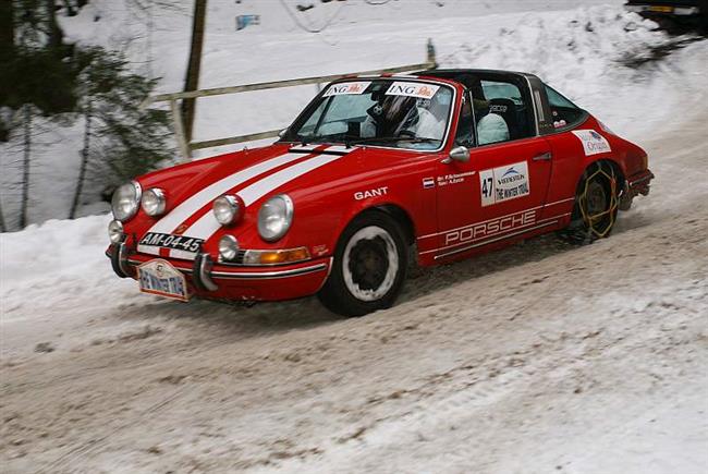 Závěrečné kilometry Winter Trialu na tratích známých z  Rallye Český Krumlov