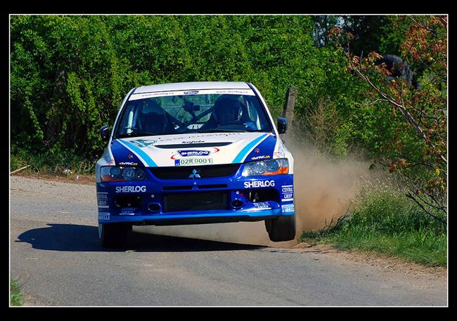 O erzetch s vedoucm trati Rallye esk Krumlov