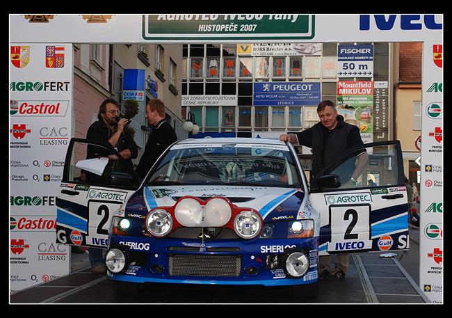 Eurostroj rally Tinov v roce 2007 s rakouskm pohrem