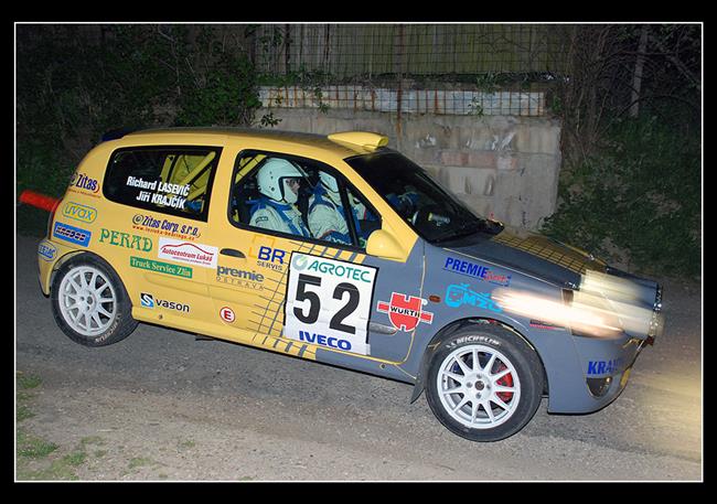 Eurostroj rally Tinov v roce 2007 s rakouskm pohrem