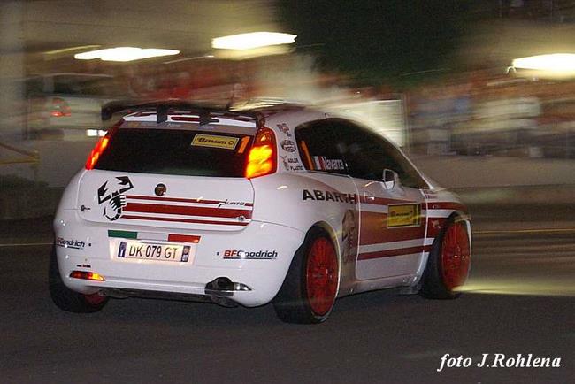 Tom Kostka v Praze s Fiatem Grande Punto Abarth S2000 !!