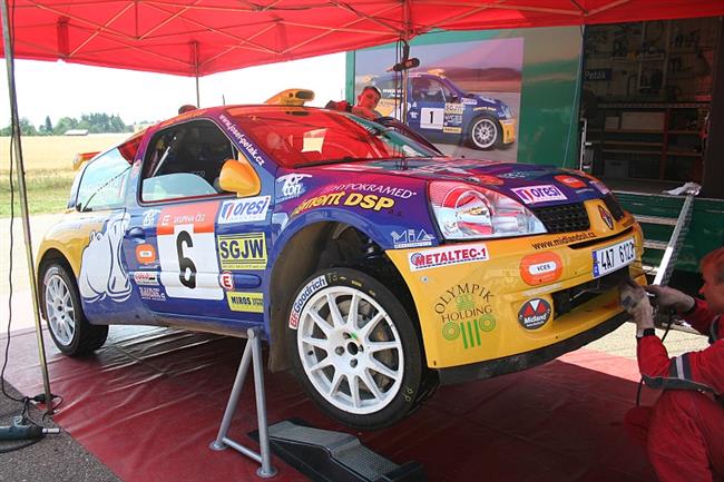 Petr Brynda nronou Horckou rallye nedojel, pesto bodoval v SupeRally