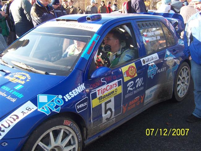 Prask rallyesprint 2007, momentky Radka Zvodnka