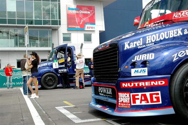 Truckersk Barcelona a Nrburgring na tv obrazovkch