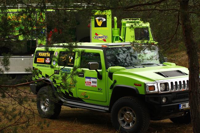 Testy MS RALLY TRUCK v Senici, foto týmu YASCHA design