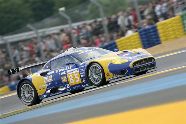 Le Mans 2009 a Janiš se Spykerem, foto týmu Petr Frýba