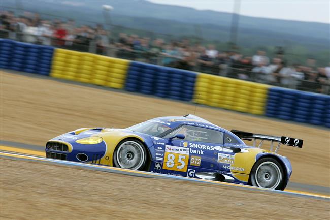 Le Mans 2009 a Janiš se Spykerem, foto týmu Petr Frýba