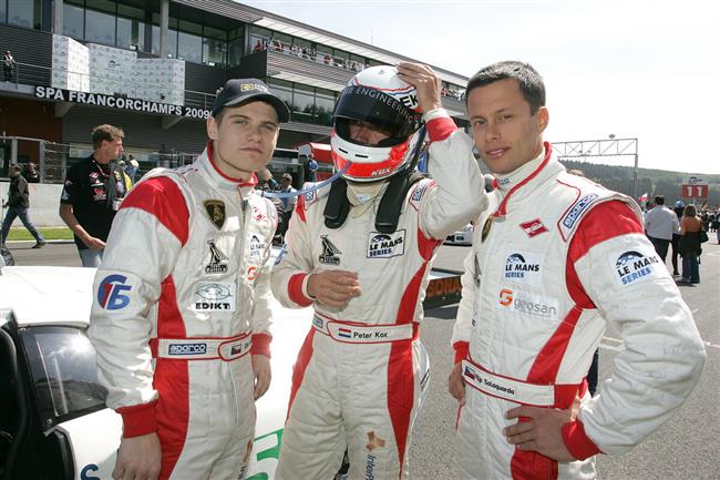 LMS - 1000 km ve Spa 2009 a stříbrní naši s Lambem, foto týmu P.Frýba