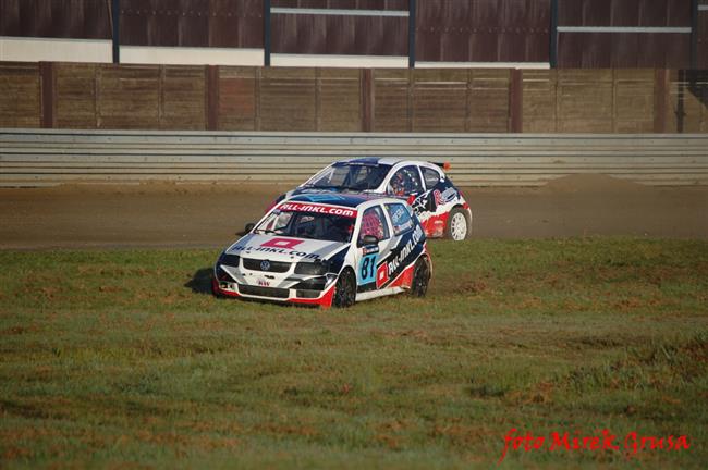 Krizovky a kolize při ME v Rallycrossu v Sosnové,foto Mirek Grusa