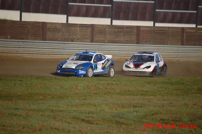 Krizovky a kolize pi ME v Rallycrossu v Sosnov,foto Mirek Grusa