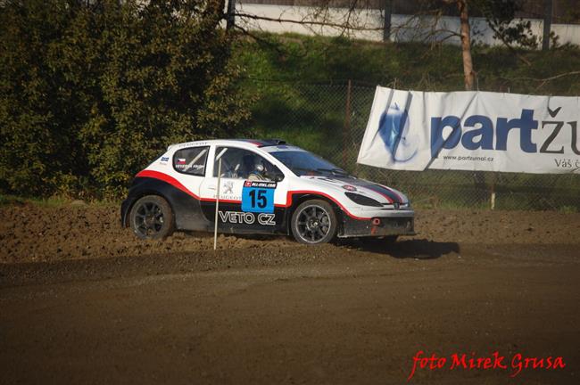 Krizovky a kolize pi ME v Rallycrossu v Sosnov,foto Mirek Grusa