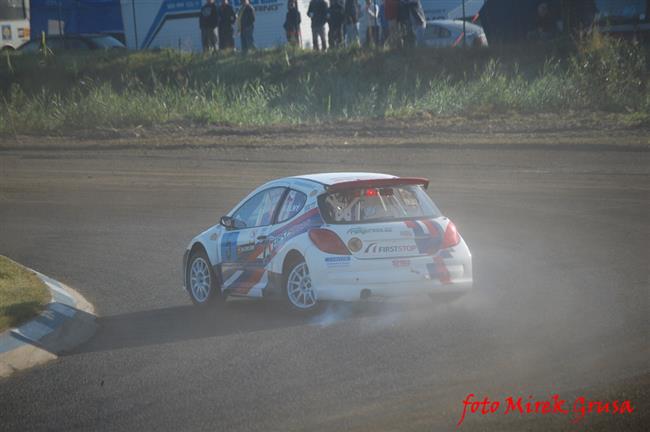 Krizovky a kolize pi ME v Rallycrossu v Sosnov,foto Mirek Grusa