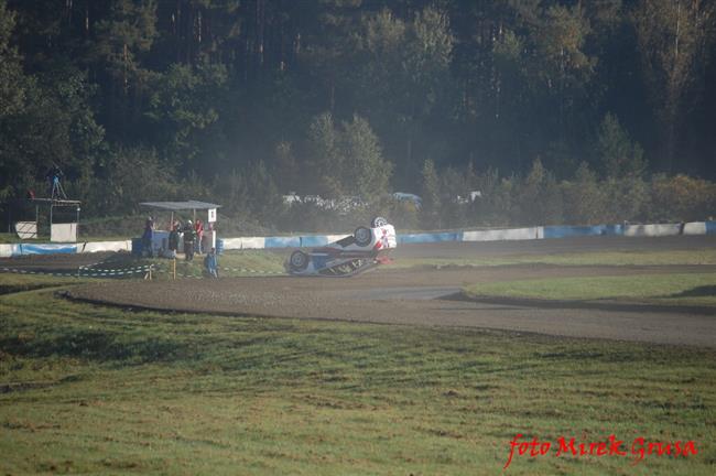 Krizovky a kolize pi ME v Rallycrossu v Sosnov,foto Mirek Grusa