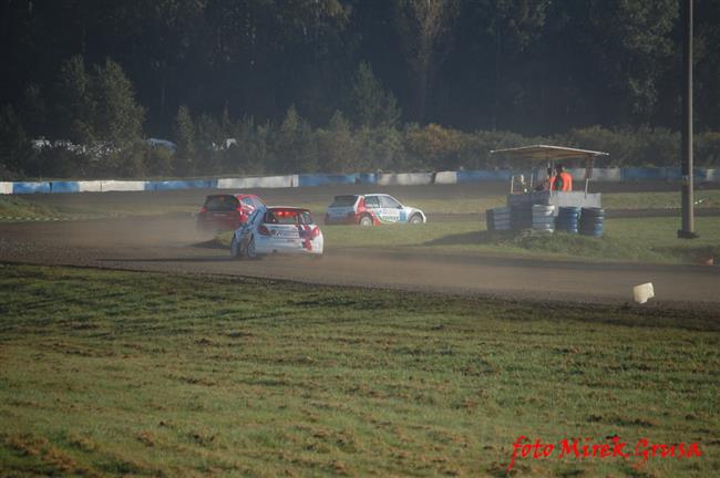 Krizovky a kolize pi ME v Rallycrossu v Sosnov,foto Mirek Grusa