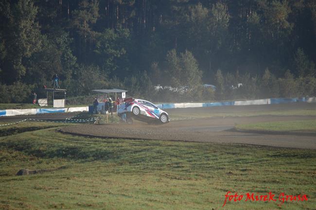 Krizovky a kolize pi ME v Rallycrossu v Sosnov,foto Mirek Grusa