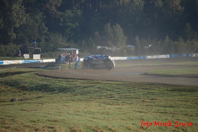 Krizovky a kolize pi ME v Rallycrossu v Sosnov,foto Mirek Grusa