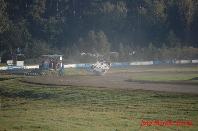 Krizovky a kolize pi ME v Rallycrossu v Sosnov,foto Mirek Grusa