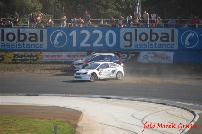 Krizovky a kolize při ME v Rallycrossu v Sosnové,foto Mirek Grusa