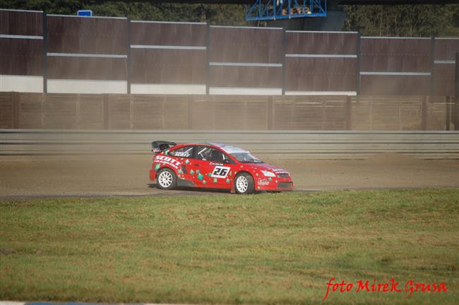 Krizovky a kolize při ME v Rallycrossu v Sosnové,foto Mirek Grusa