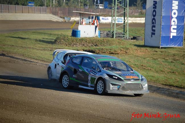 Krizovky a kolize při ME v Rallycrossu v Sosnové,foto Mirek Grusa