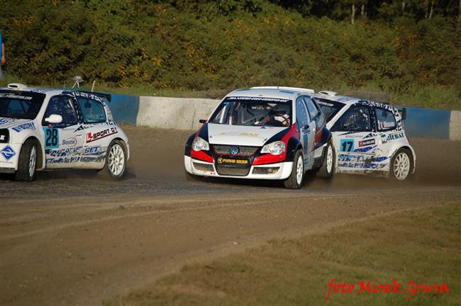 Krizovky a kolize při ME v Rallycrossu v Sosnové,foto Mirek Grusa