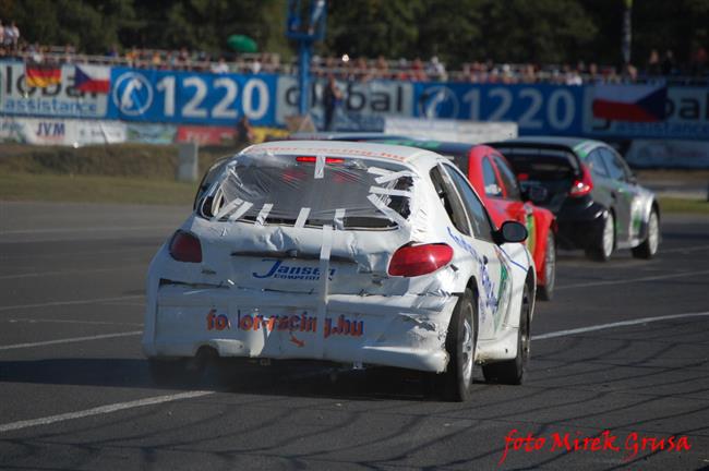 Krizovky a kolize pi ME v Rallycrossu v Sosnov,foto Mirek Grusa