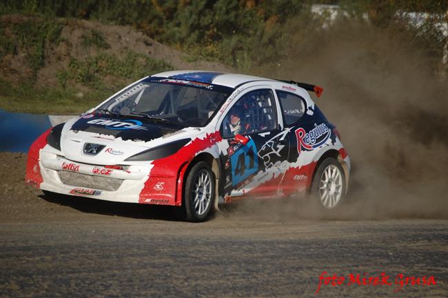 Krizovky a kolize při ME v Rallycrossu v Sosnové,foto Mirek Grusa