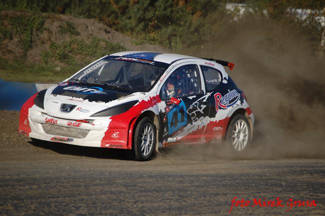 Krizovky a kolize pi ME v Rallycrossu v Sosnov,foto Mirek Grusa