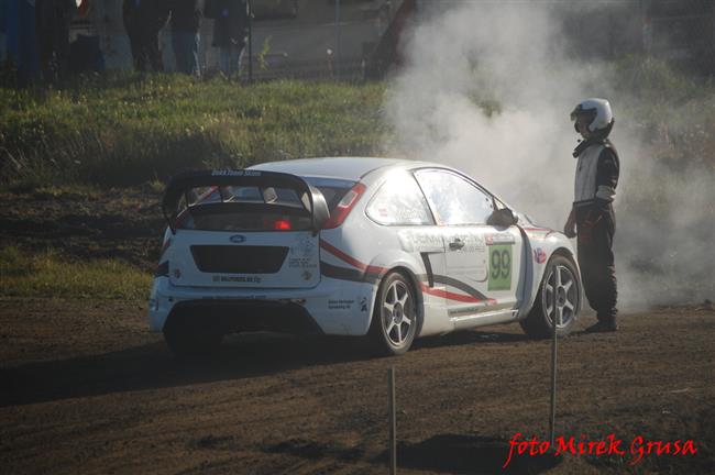 Krizovky a kolize pi ME v Rallycrossu v Sosnov,foto Mirek Grusa