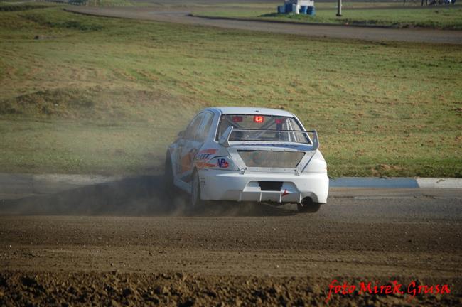 Krizovky a kolize pi ME v Rallycrossu v Sosnov,foto Mirek Grusa