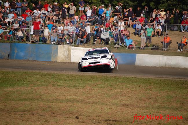 Krizovky a kolize pi ME v Rallycrossu v Sosnov,foto Mirek Grusa