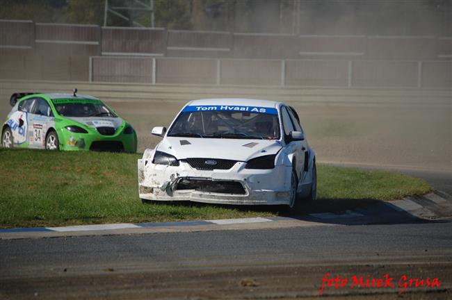 Krizovky a kolize při ME v Rallycrossu v Sosnové,foto Mirek Grusa