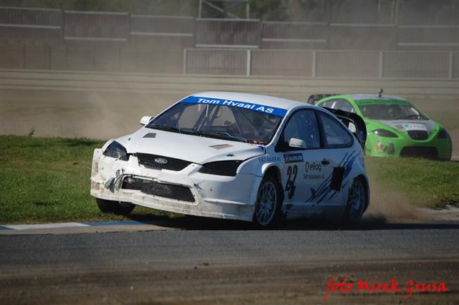 Krizovky a kolize pi ME v Rallycrossu v Sosnov,foto Mirek Grusa