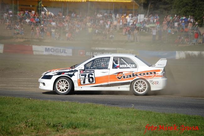 Krizovky a kolize pi ME v Rallycrossu v Sosnov,foto Mirek Grusa