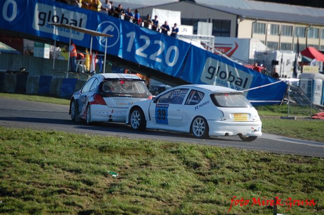 Krizovky a kolize pi ME v Rallycrossu v Sosnov,foto Mirek Grusa