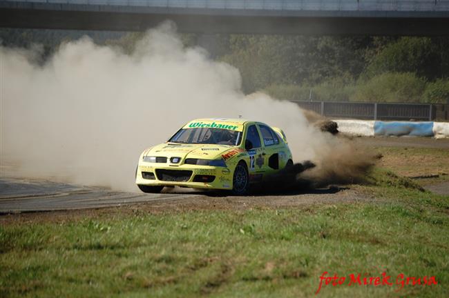 Krizovky a kolize pi ME v Rallycrossu v Sosnov,foto Mirek Grusa