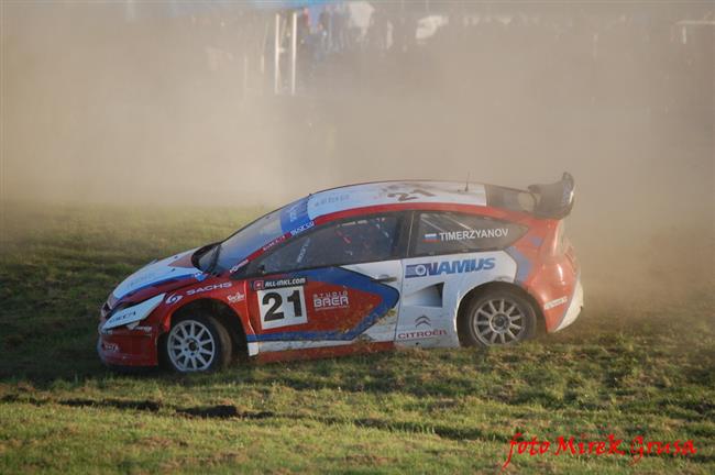 Krizovky a kolize pi ME v Rallycrossu v Sosnov,foto Mirek Grusa