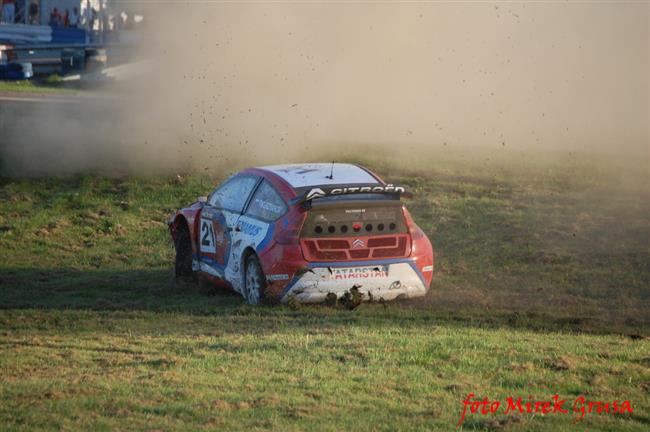 Krizovky a kolize při ME v Rallycrossu v Sosnové,foto Mirek Grusa