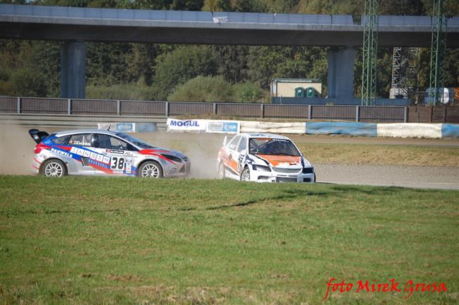 Krizovky a kolize při ME v Rallycrossu v Sosnové,foto Mirek Grusa