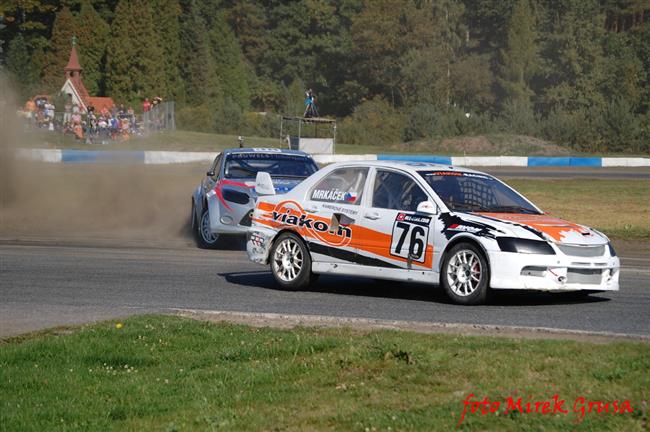 Krizovky a kolize pi ME v Rallycrossu v Sosnov,foto Mirek Grusa