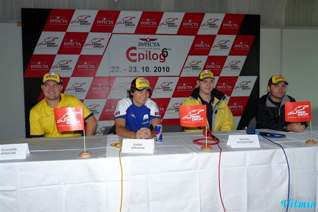 Epilog 2010 a stříbro pro Seat Sport - Hybáček, Matějovský, Abraham a Nemec, foto V.Klígl