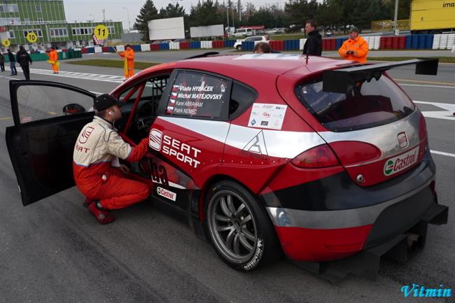 Epilog 2010 a stříbro pro Seat Sport - Hybáček, Matějovský, Abraham a Nemec, foto V.Klígl