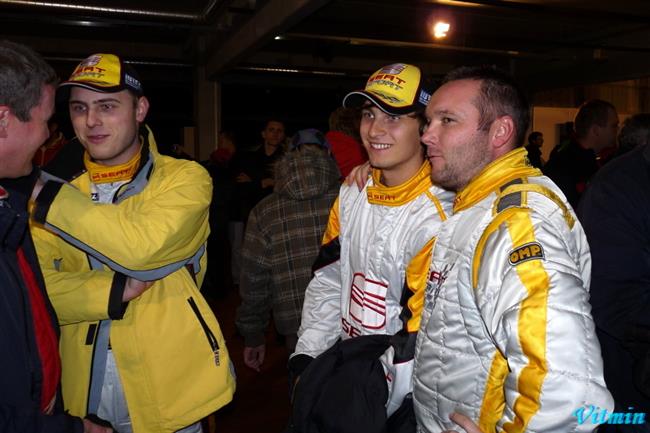 Epilog 2010 a stříbro pro Seat Sport - Hybáček, Matějovský, Abraham a Nemec, foto V.Klígl
