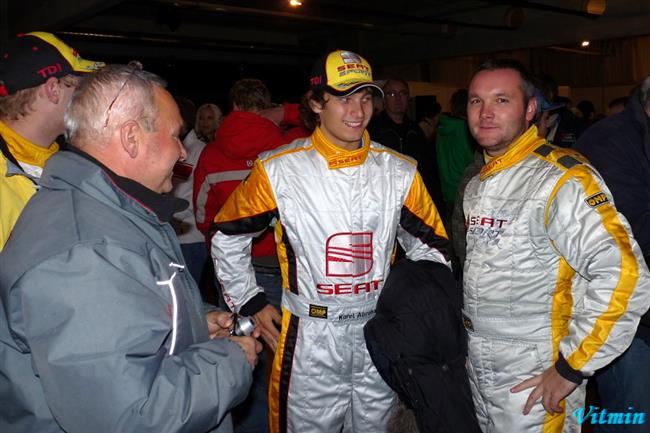 Epilog 2010 a stříbro pro Seat Sport - Hybáček, Matějovský, Abraham a Nemec, foto V.Klígl