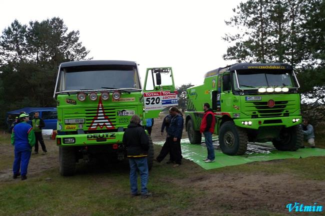 Czech Dakar Team spn dva dny testoval  ve slovenskch pscch a jede do Tunisu