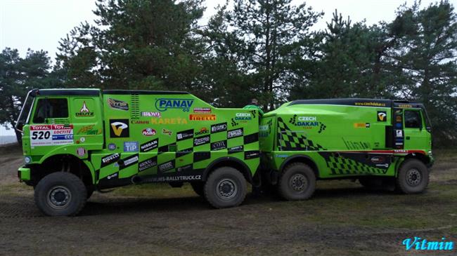 Testovn na Dakar s Davidem Vreckm a Markem Spilem na Slovensku, foto V.Klgl