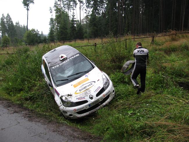 Rallye Agropa Pačejov 2010 a karamboly, foto  Karel Kolečko